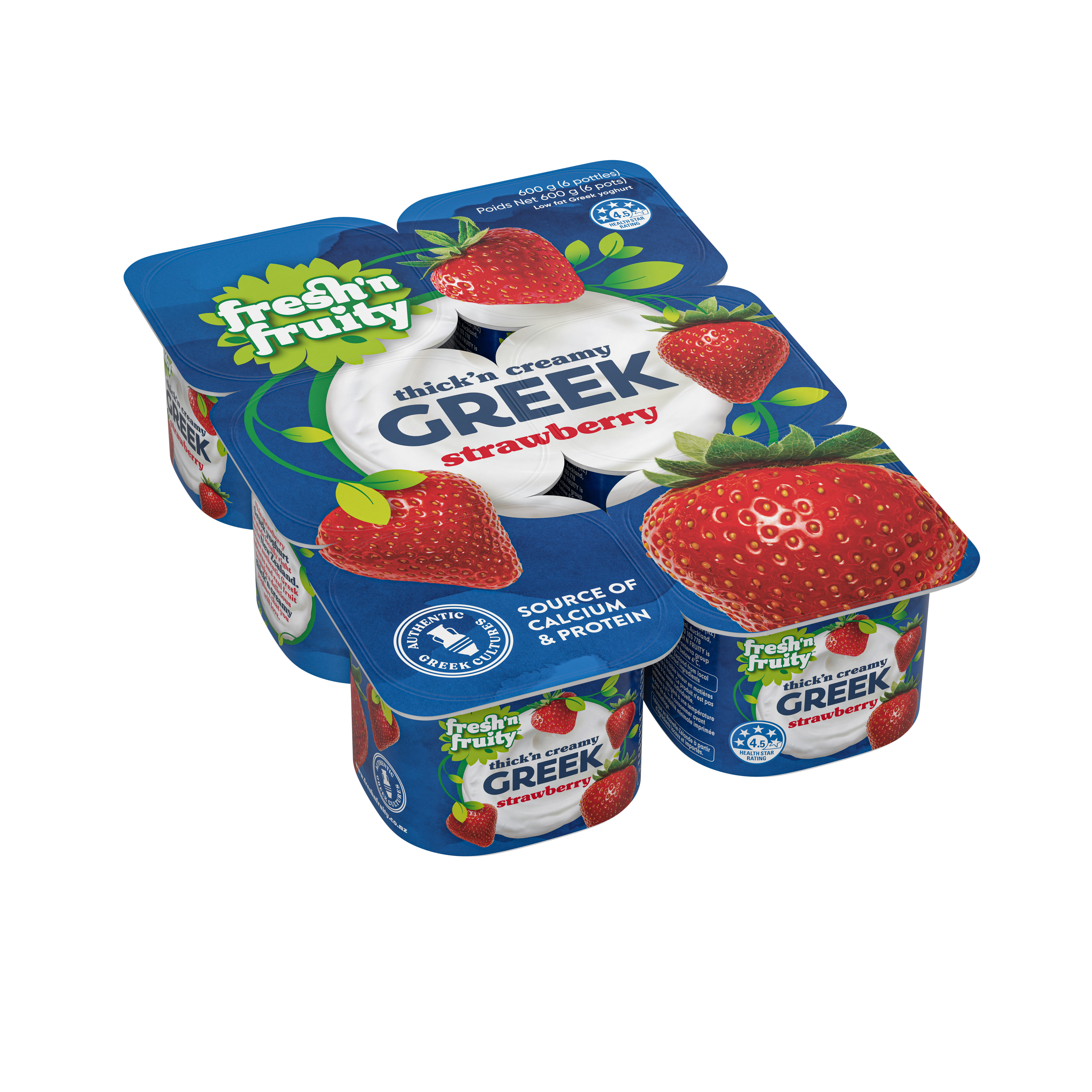 Fresh'n Fruity™ Greek Strawberry 6 Pack